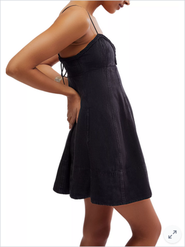 Free People Free People Altura Mini Dress BLACK MEDIUM