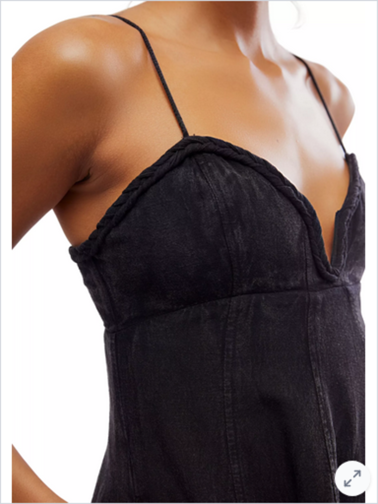 Free People Free People Altura Mini Dress BLACK MEDIUM