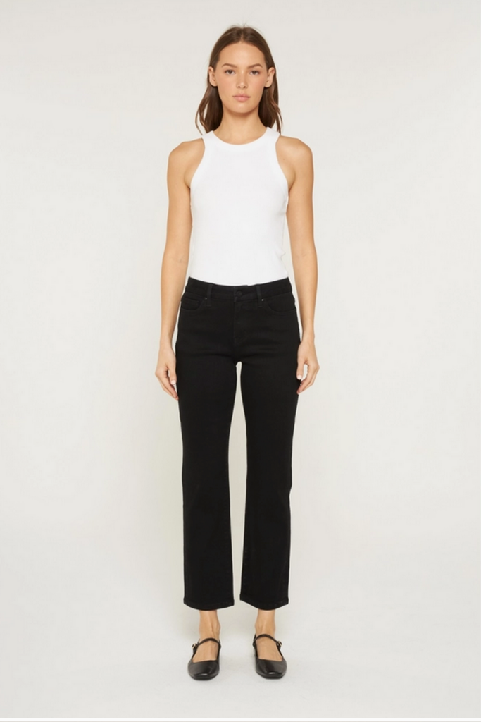 Mica Denim MID-RISE ANKLE STRAIGHT GENTLE NIGHT