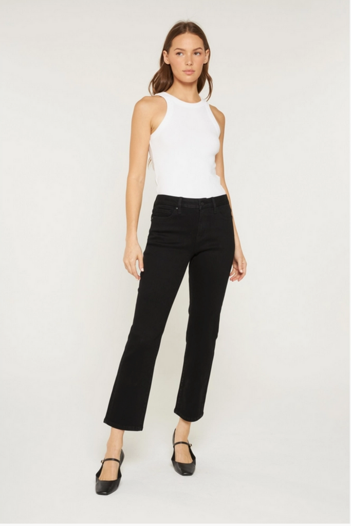 Mica Denim MID-RISE ANKLE STRAIGHT GENTLE NIGHT