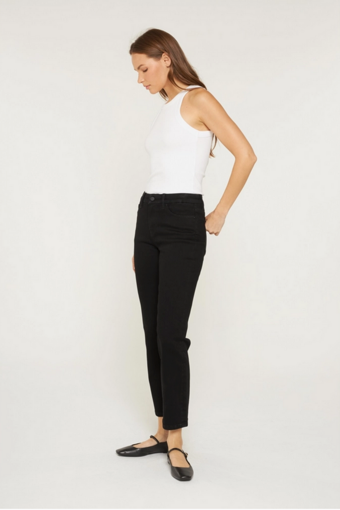 Mica Denim MID-RISE ANKLE STRAIGHT GENTLE NIGHT