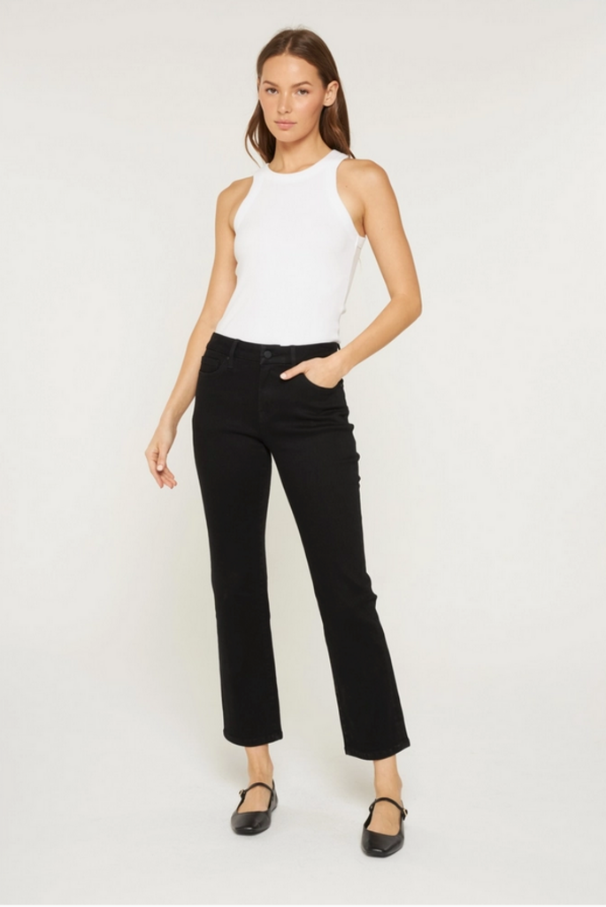 Mica Denim MID-RISE ANKLE STRAIGHT GENTLE NIGHT
