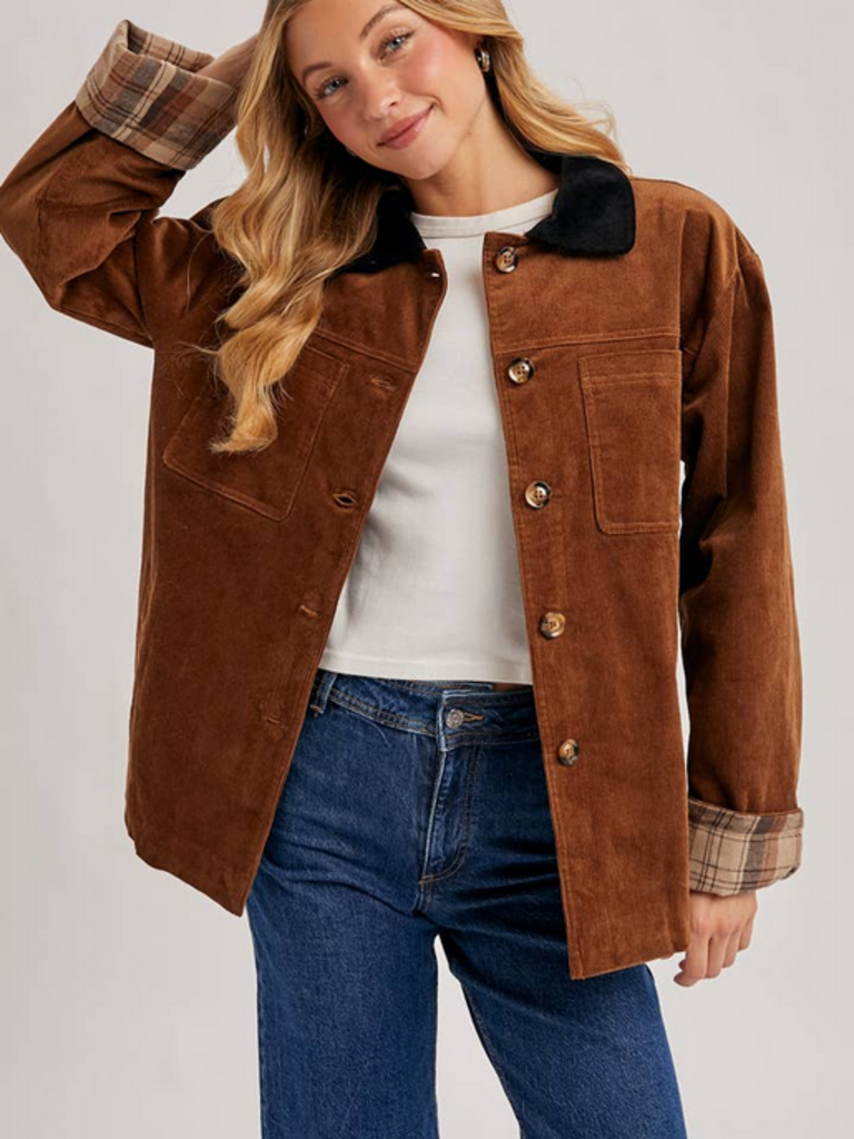 Bluivy Corduroy Barn Coat