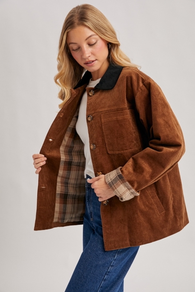 Bluivy Corduroy Barn Coat