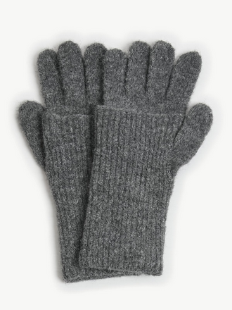 Look By M Chunky Ribbed Knit Gloves with Finger Hole Look By M Chunky Ribbed Knit Gloves with Finger Hole