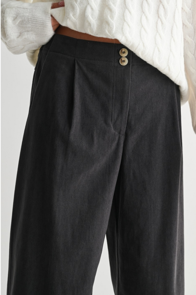 Fun2Fun Corduroy Wide Leg Pants