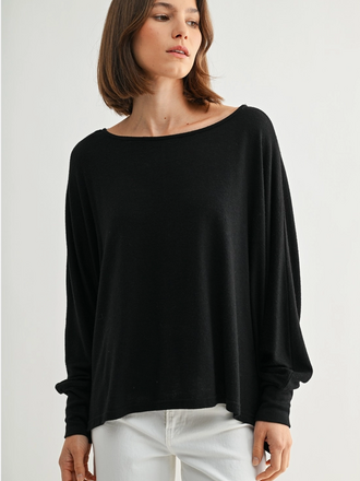 Fun2Fun Oversize Dolman Sleeve Top Fun2Fun Oversize Dolman Sleeve Top