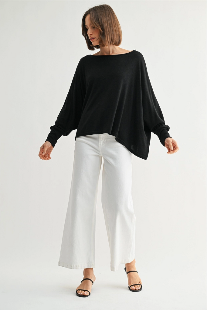 Fun2Fun Oversize Dolman Sleeve Top
