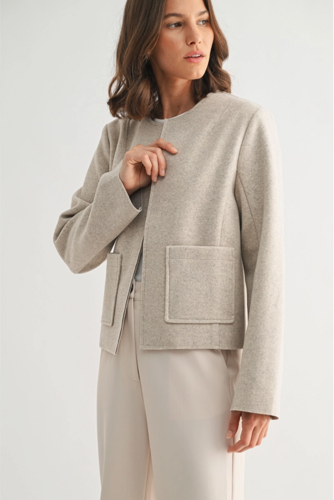Fun2Fun Wool Crop Jacket