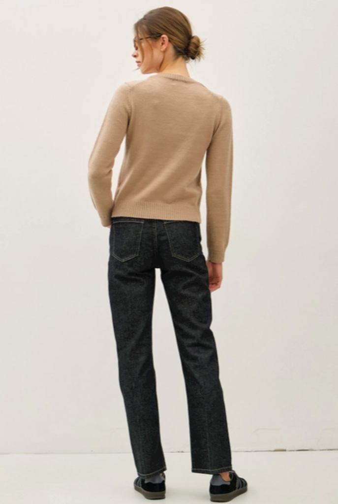 Be Cool Wool Blended Basic Cropped Sweater