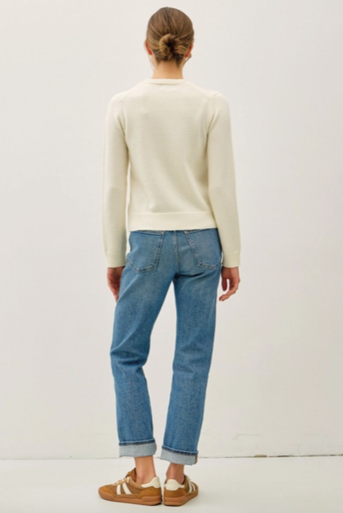 Be Cool Wool Blended Basic Cropped Sweater