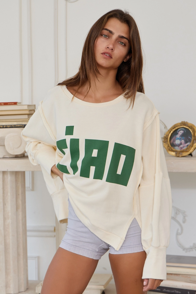BucketList Ciao Oversized Sweatshirt