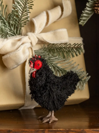 Ragon House STANDING BLACK HEN