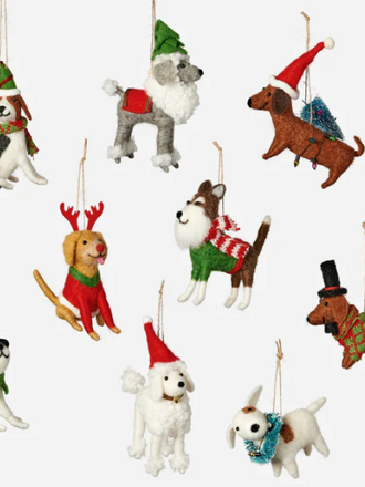 One Hundred 80 Degrees Dog Ornament - Assorted