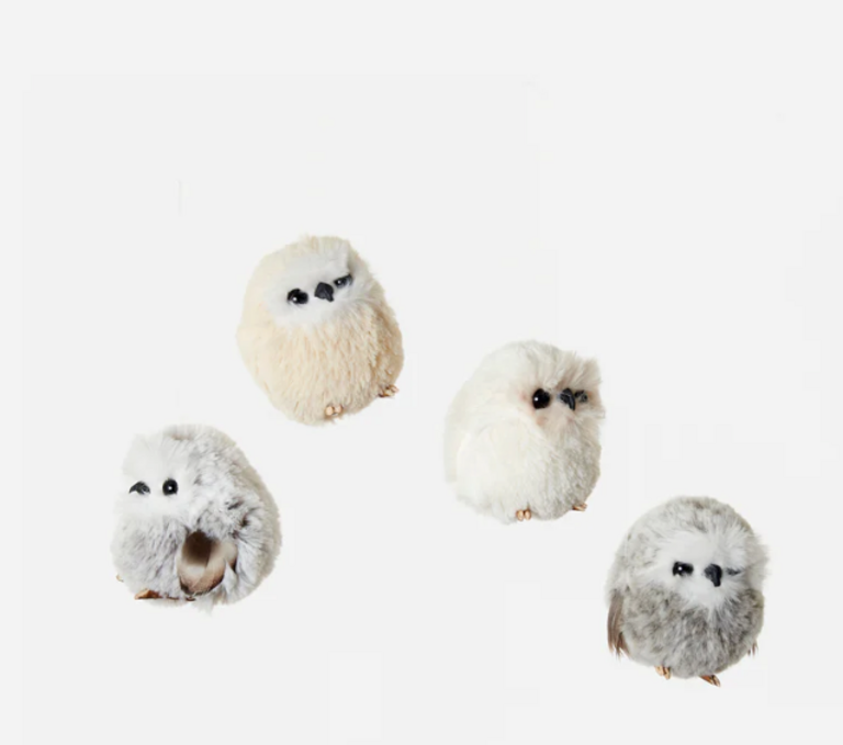 One Hundred 80 Degrees Baby Owl Ornament - Assorted