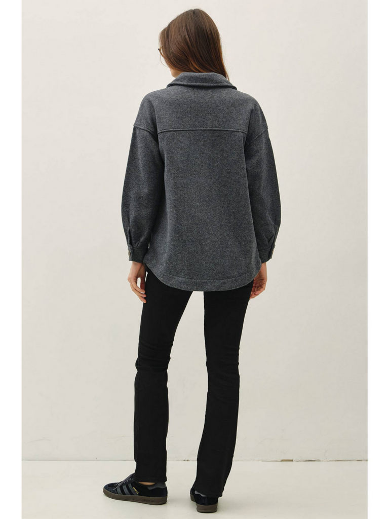 Be Cool Utility Boxy Fit Woolen Shacket