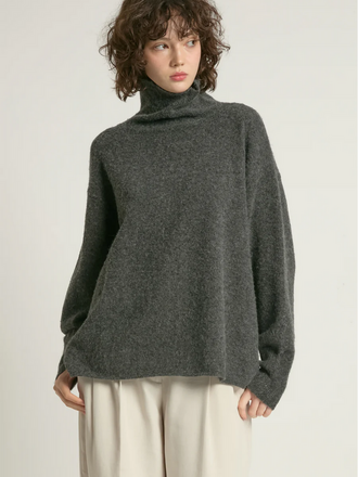 Look By M Slouch Turtleneck Sweater