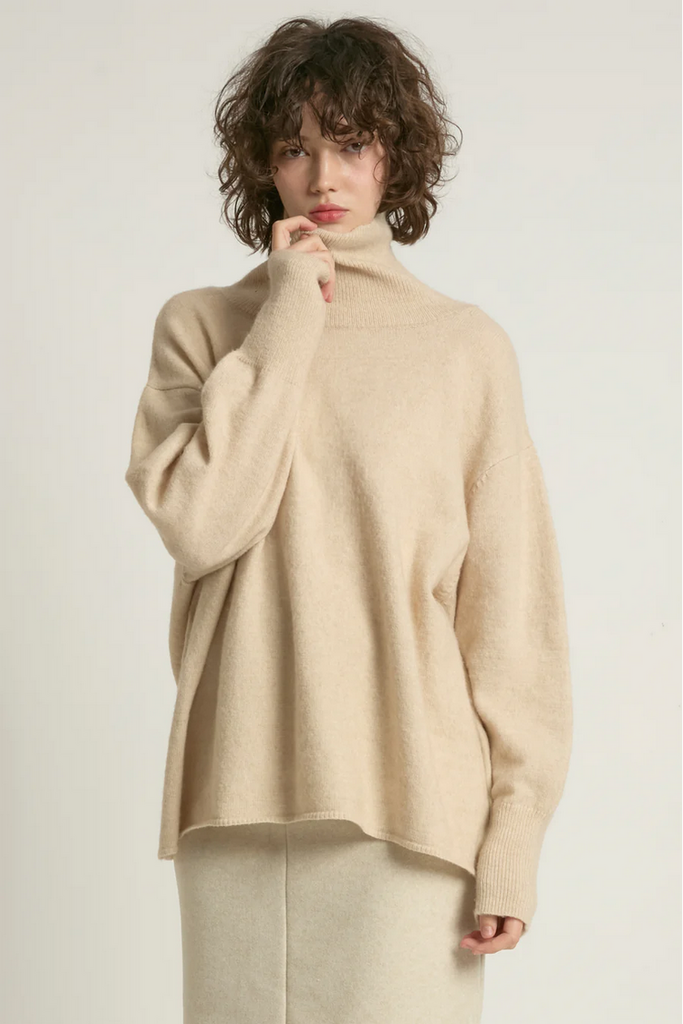 Look By M Slouch Turtleneck Sweater