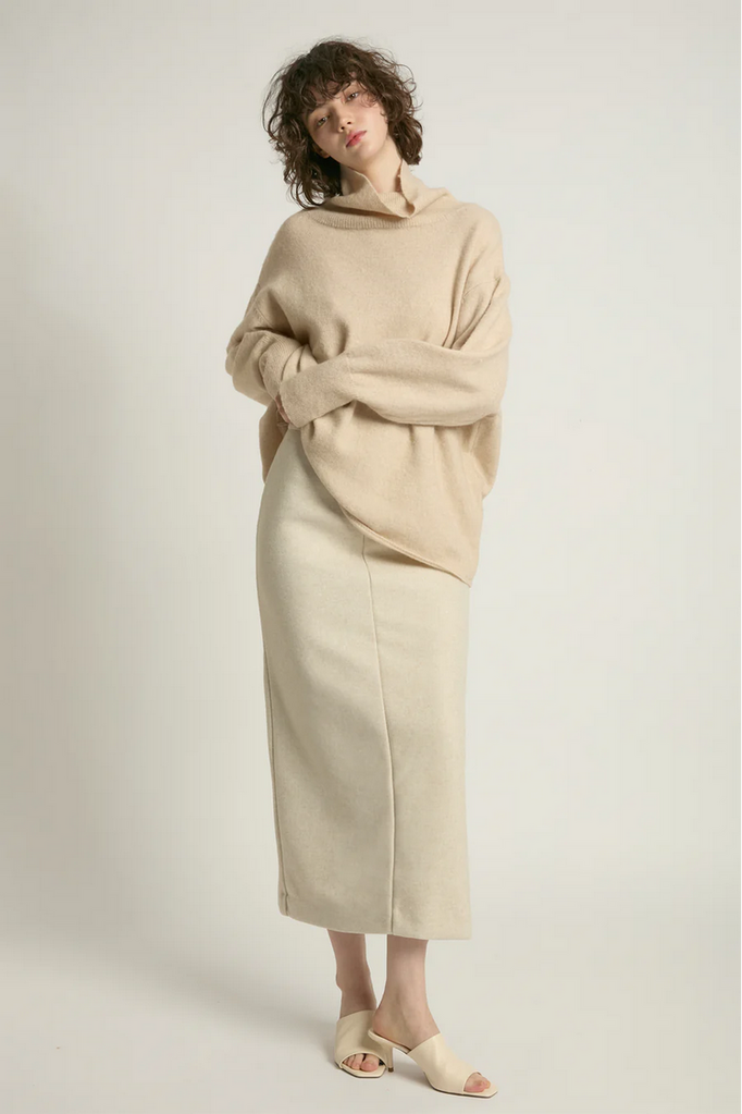 Look By M Slouch Turtleneck Sweater