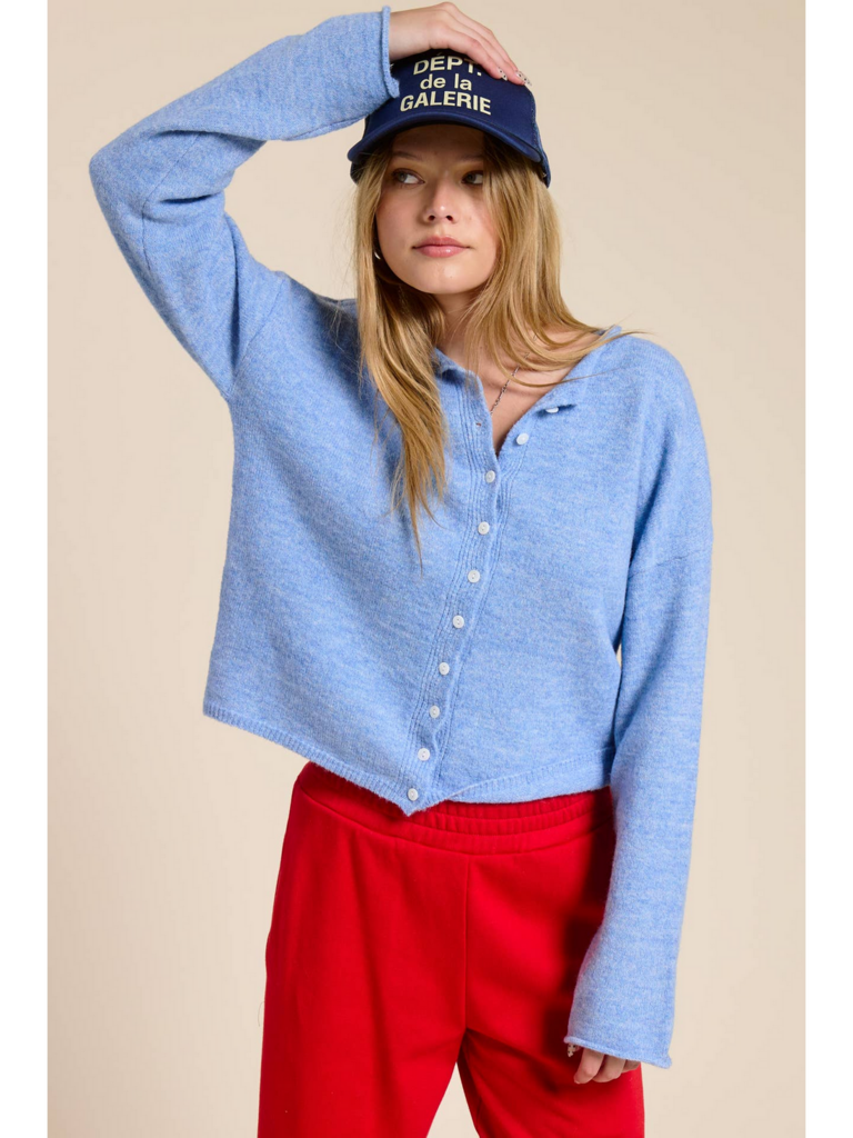 Mimosa Essential Button Down Cardigan Top
