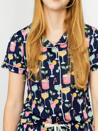 The Royal Standard Fizz the Season Short Sleeve Sleep Shirt