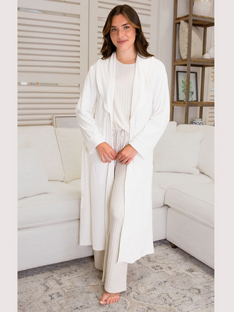 The Royal Standard Classic Harbin Robe Soft White