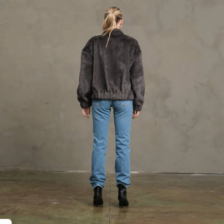 Raisonnel Faux Mink Jacket
