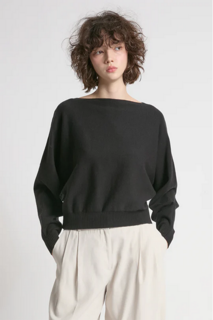 Look By M Aura Crop Sweater ONE SIZE