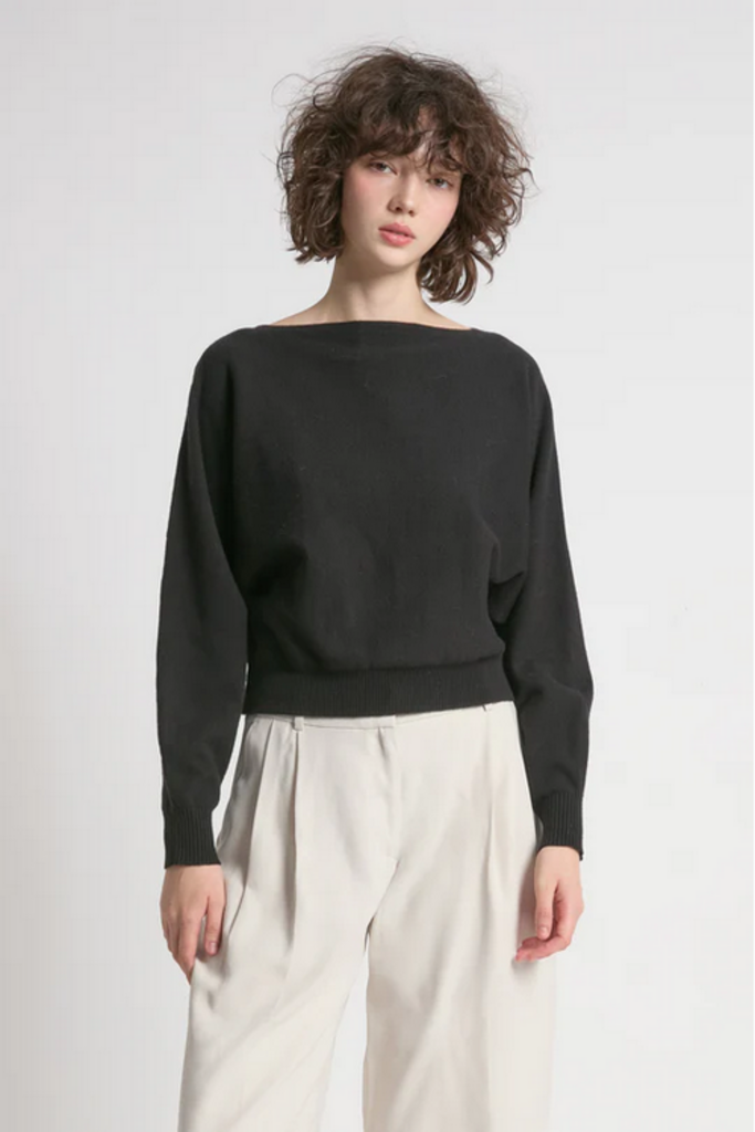 Look By M Aura Crop Sweater ONE SIZE