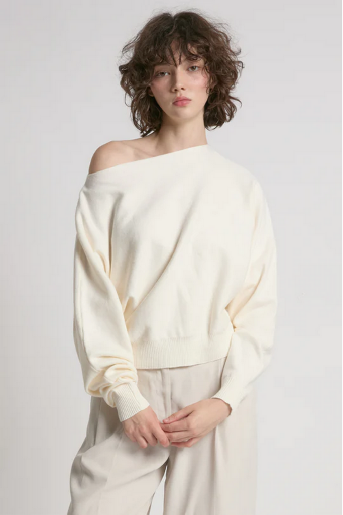 Look By M Aura Crop Sweater ONE SIZE