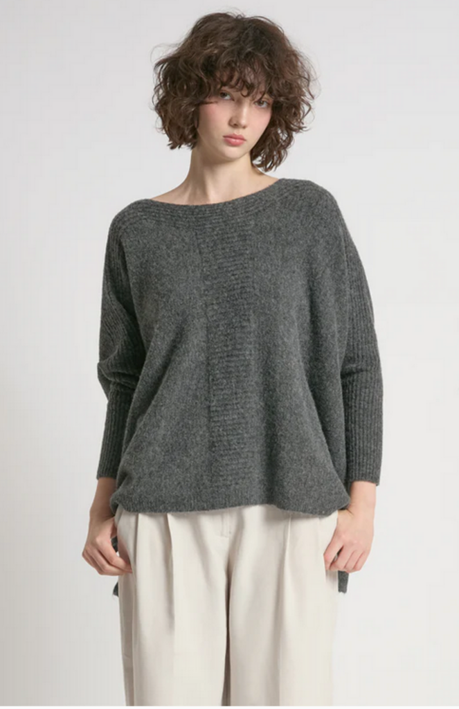 Look By M Dolman Poncho Sweater
