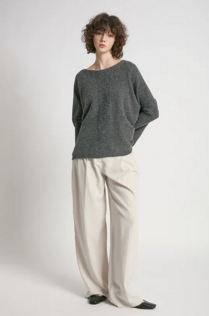 Look By M Dolman Poncho Sweater