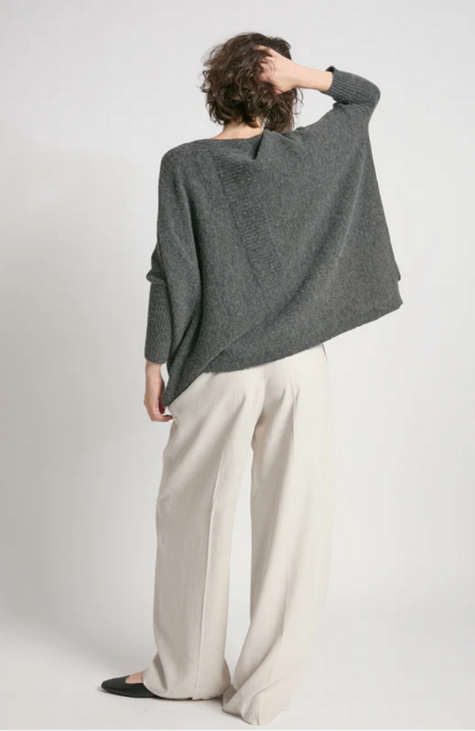 Look By M Dolman Poncho Sweater