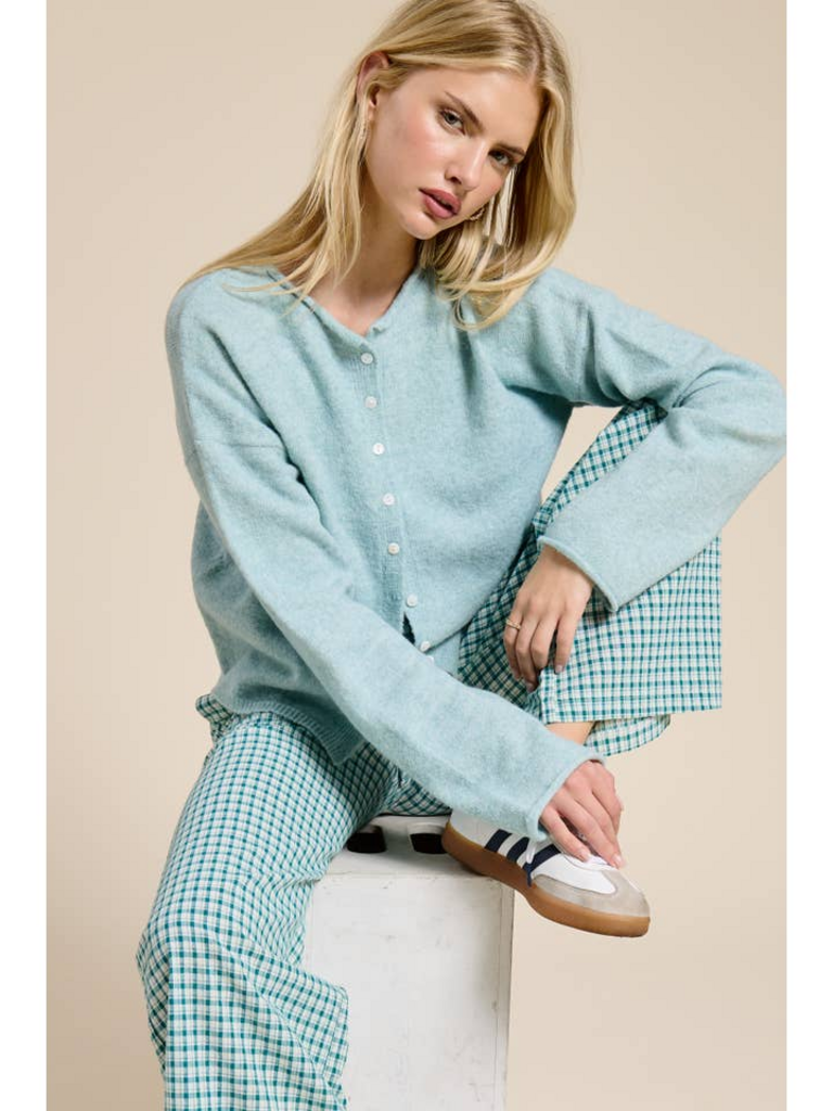 Mimosa Essential Button Down Cardigan Top