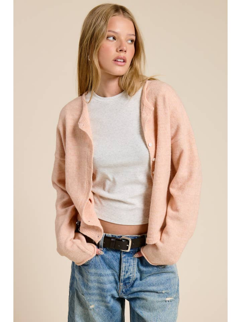 Mimosa Essential Button Down Cardigan Top