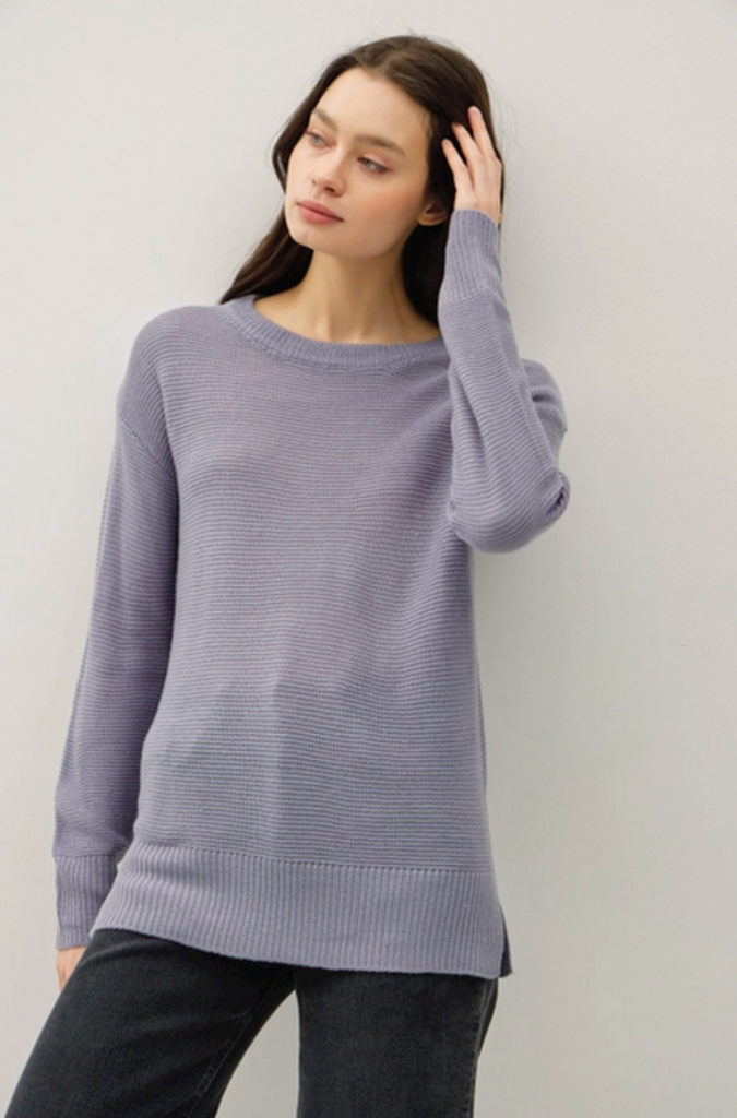Be Cool Round Neck Boyfriend Fit Sweater