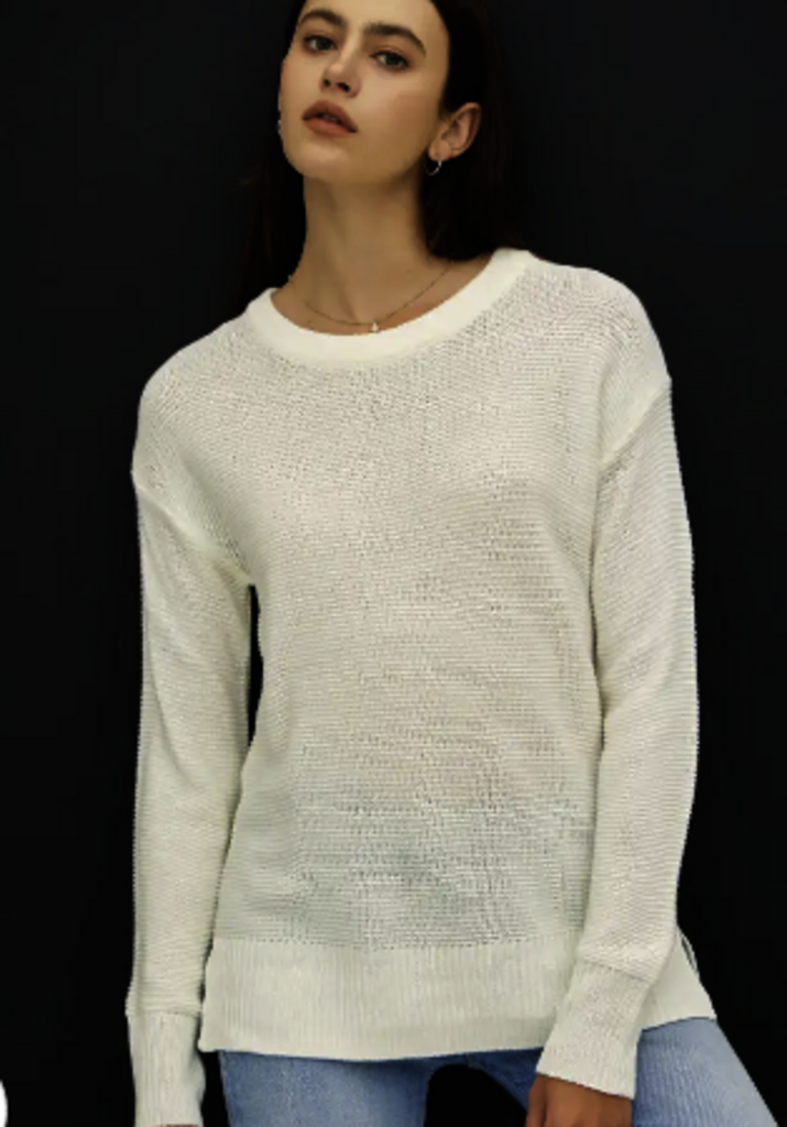 Be Cool Round Neck Boyfriend Fit Sweater