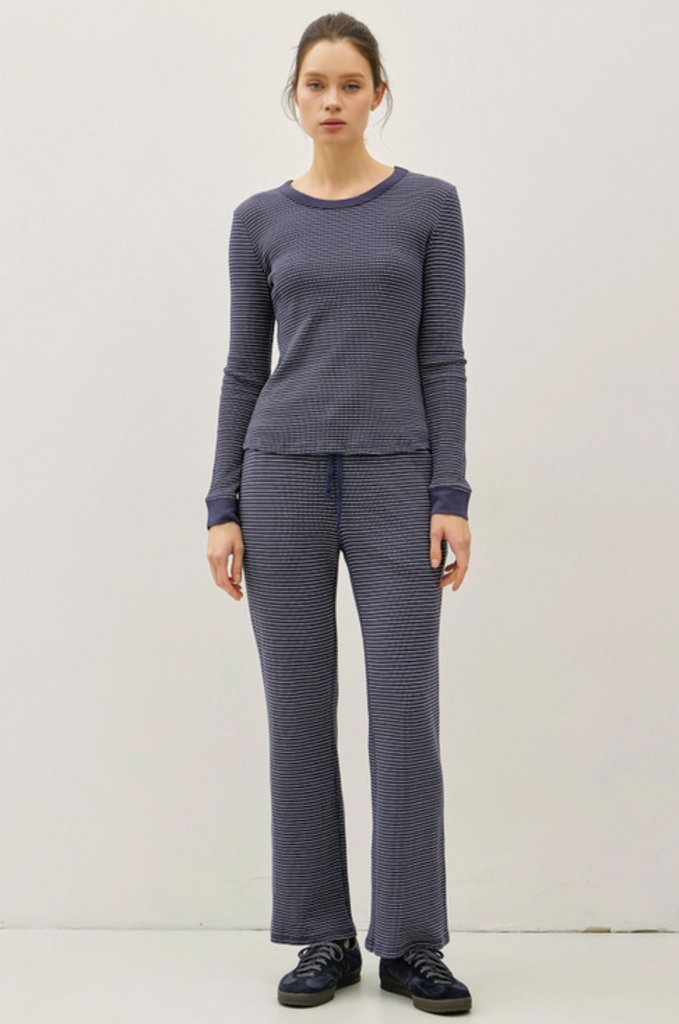 Be Cool Stitched Thermal Crew Neck Top