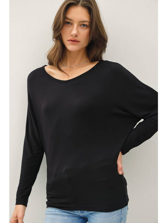 Be Cool Modal Dolman Sleeve Top