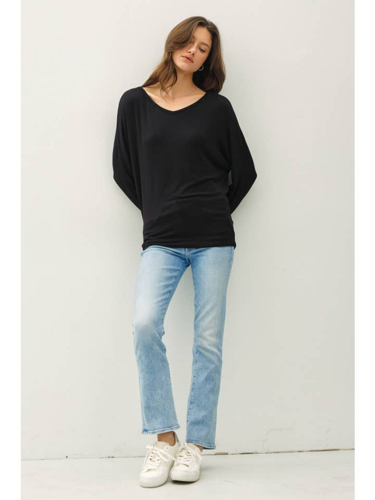 Be Cool Modal Dolman Sleeve Top
