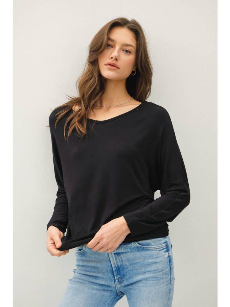 Be Cool Modal Dolman Sleeve Top