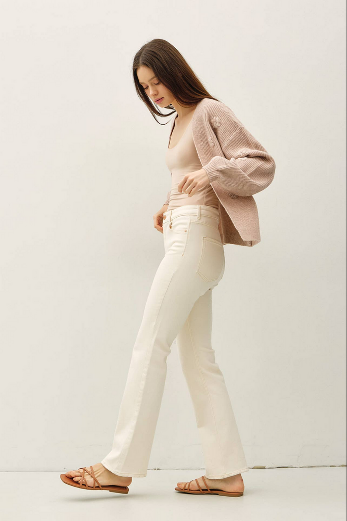 Be Cool Floral Appliques Bloom Cardigan