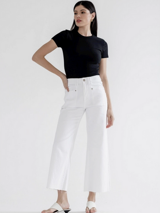 Mica Denim Super High Rise Wide Leg Pants
