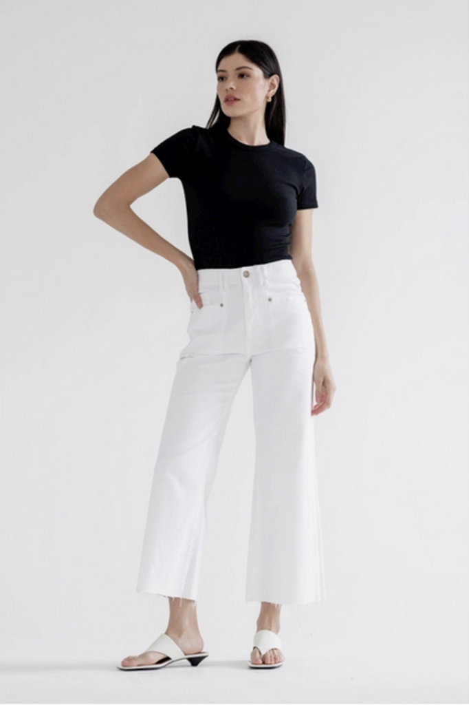 Mica Denim Super High Rise Wide Leg Pants