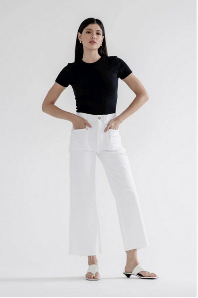 Mica Denim Super High Rise Wide Leg Pants