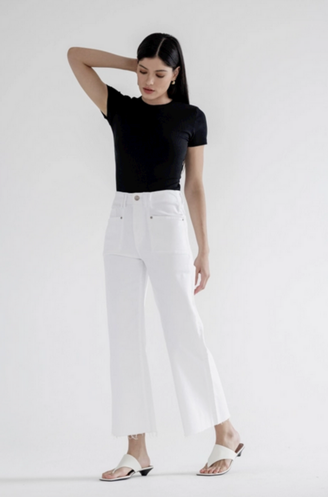 Mica Denim Super High Rise Wide Leg Pants