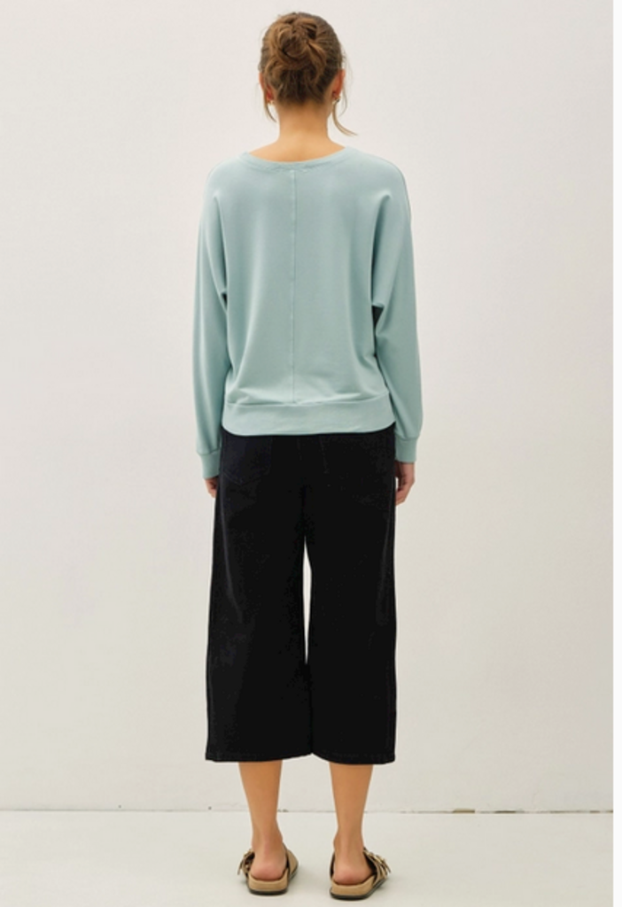 Be Cool Dolman Sleeve Buttery French Terry Top