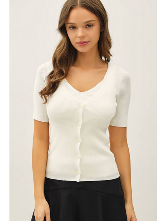 Be Cool Tank and Cardigan Layered Look Sweater