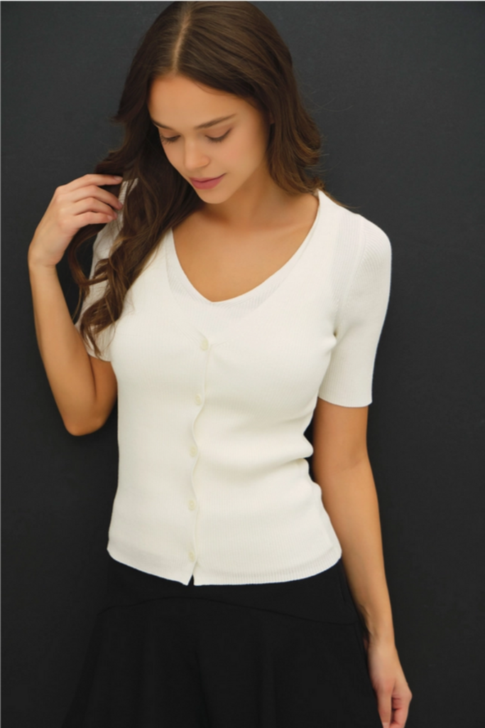 Be Cool Tank and Cardigan Layered Look Sweater