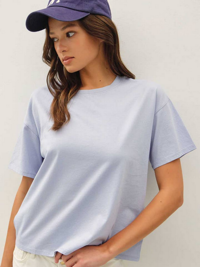 Be Cool Cotton Jersey Boxy Crop T-Shirts